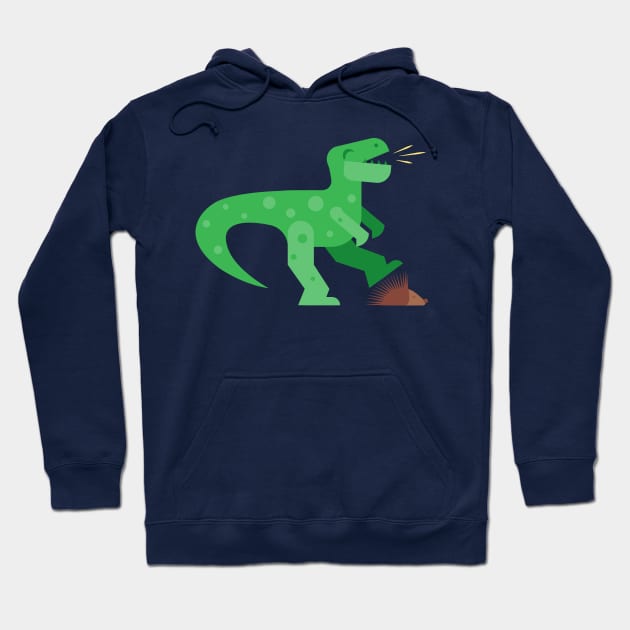 T-rex cry Hoodie by lakokakr